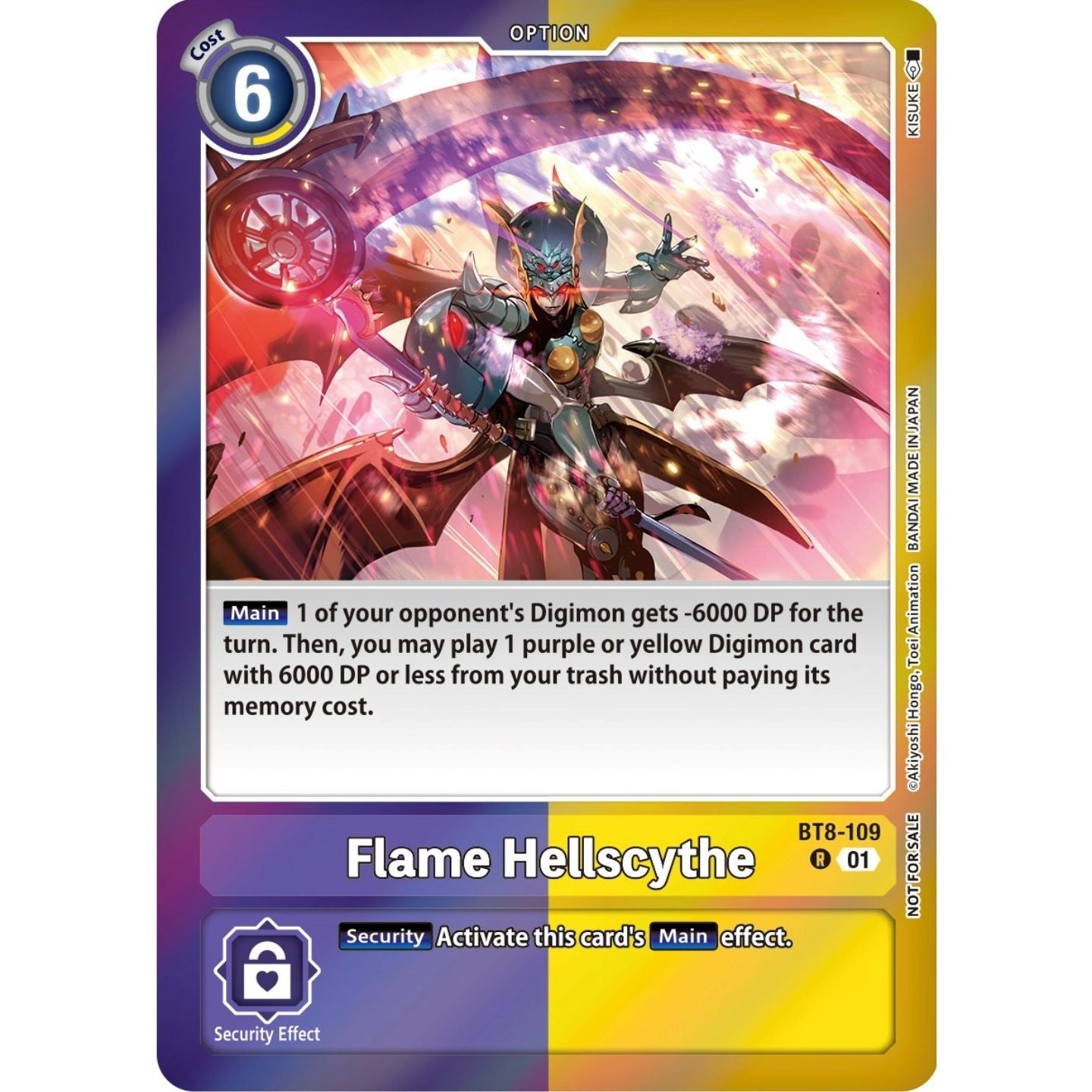 Image for Flame Hellscythe (Event Pack 5) (BT8-109 R) (BT08) - Digimon Card Game