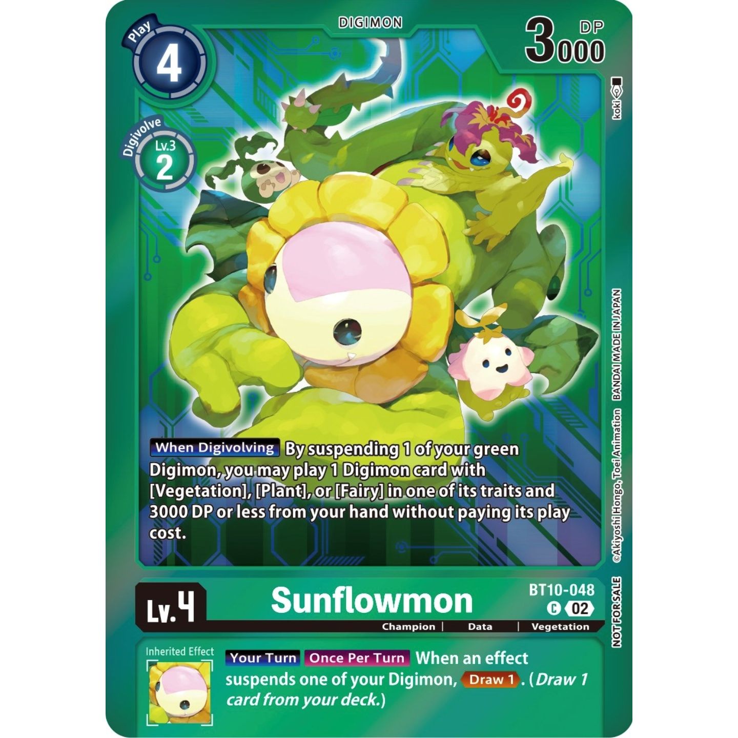 Image for Sunflowmon (Event Pack 5) (BT10-048 C) (BT10) - Digimon Card Game