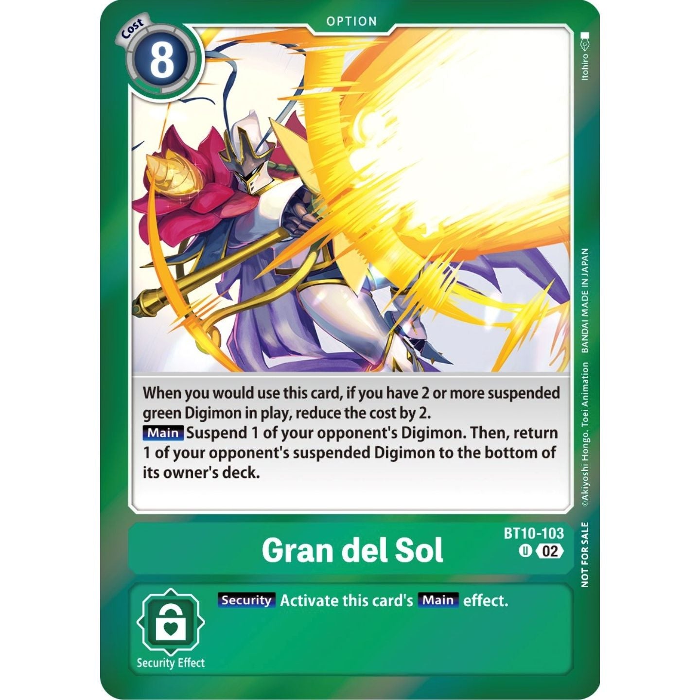 Image for Gran del Sol (Event Pack 5) (BT10-103 U) (BT10) - Digimon Card Game