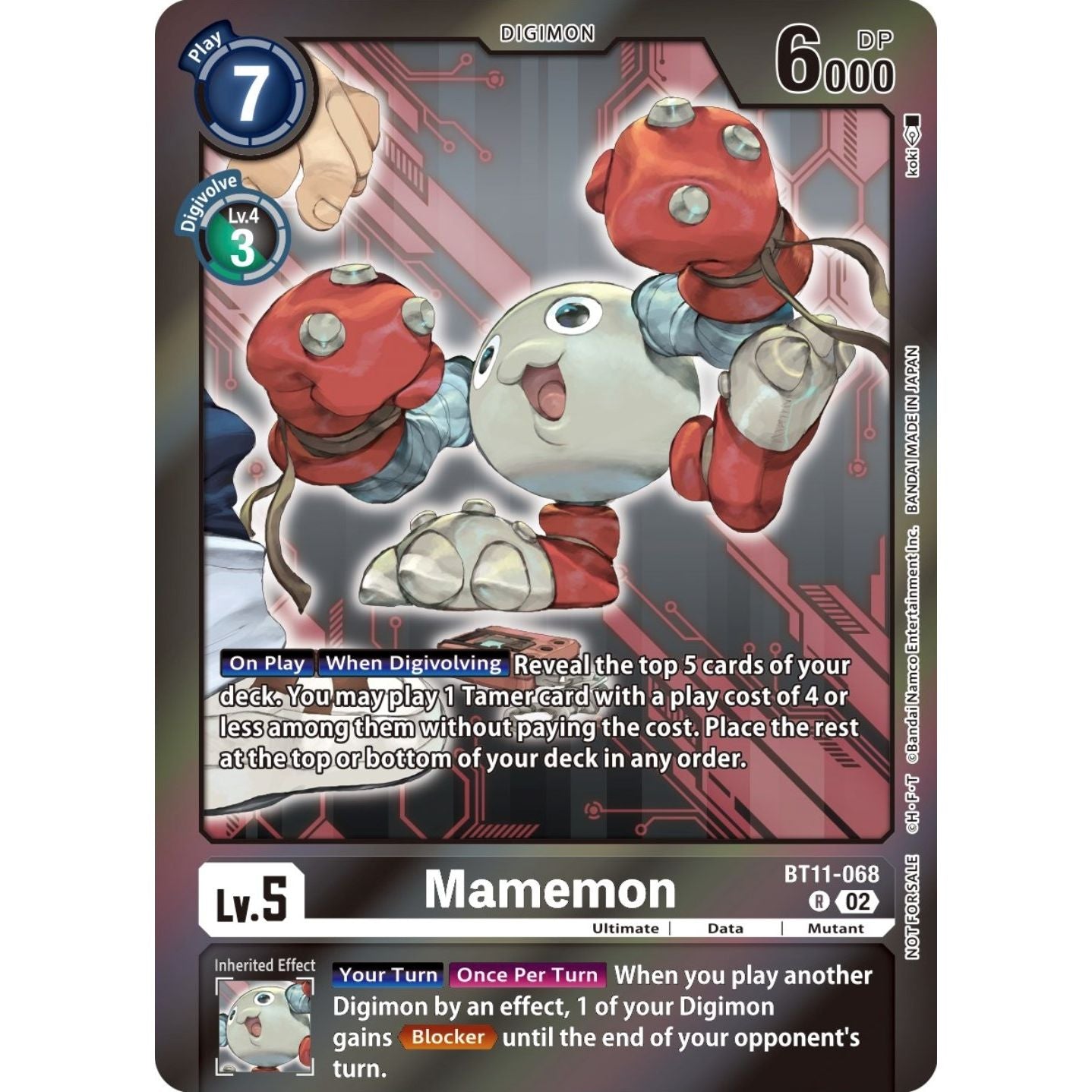 Image for Mamemon (Event Pack 5) (BT11-068 R) (BT11) - Digimon Card Game