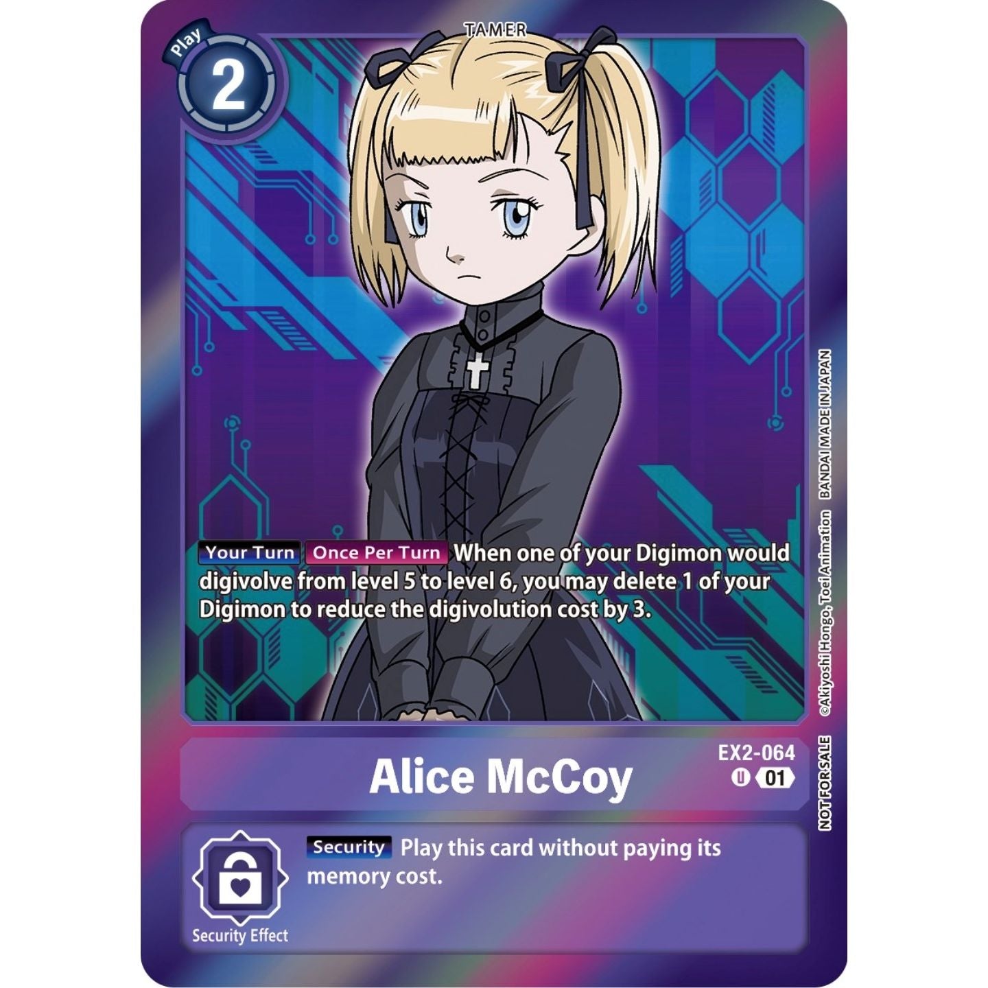 Image for Alice McCoy (Event Pack 5) (EX2-064 U) (EX02) - Digimon Card Game
