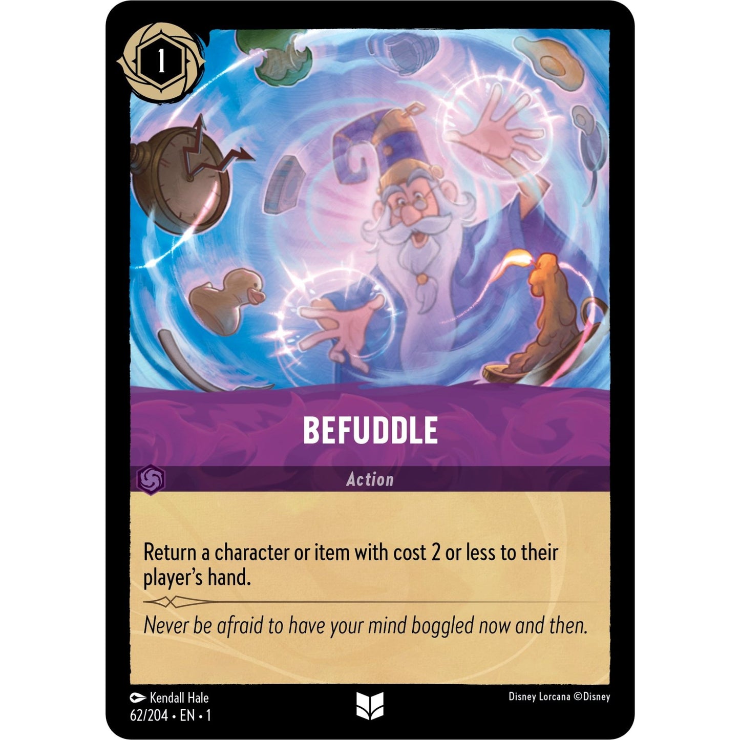 Image for Befuddle (62/204) (1) - Disney Lorcana