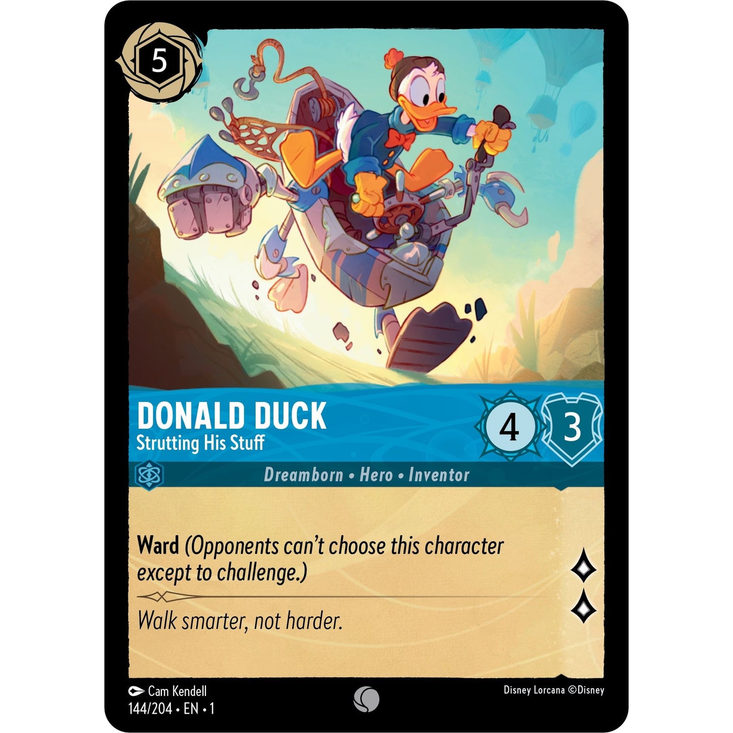Image for Donald Duck - Strutting His Stuff (144/204) (1) - Disney Lorcana