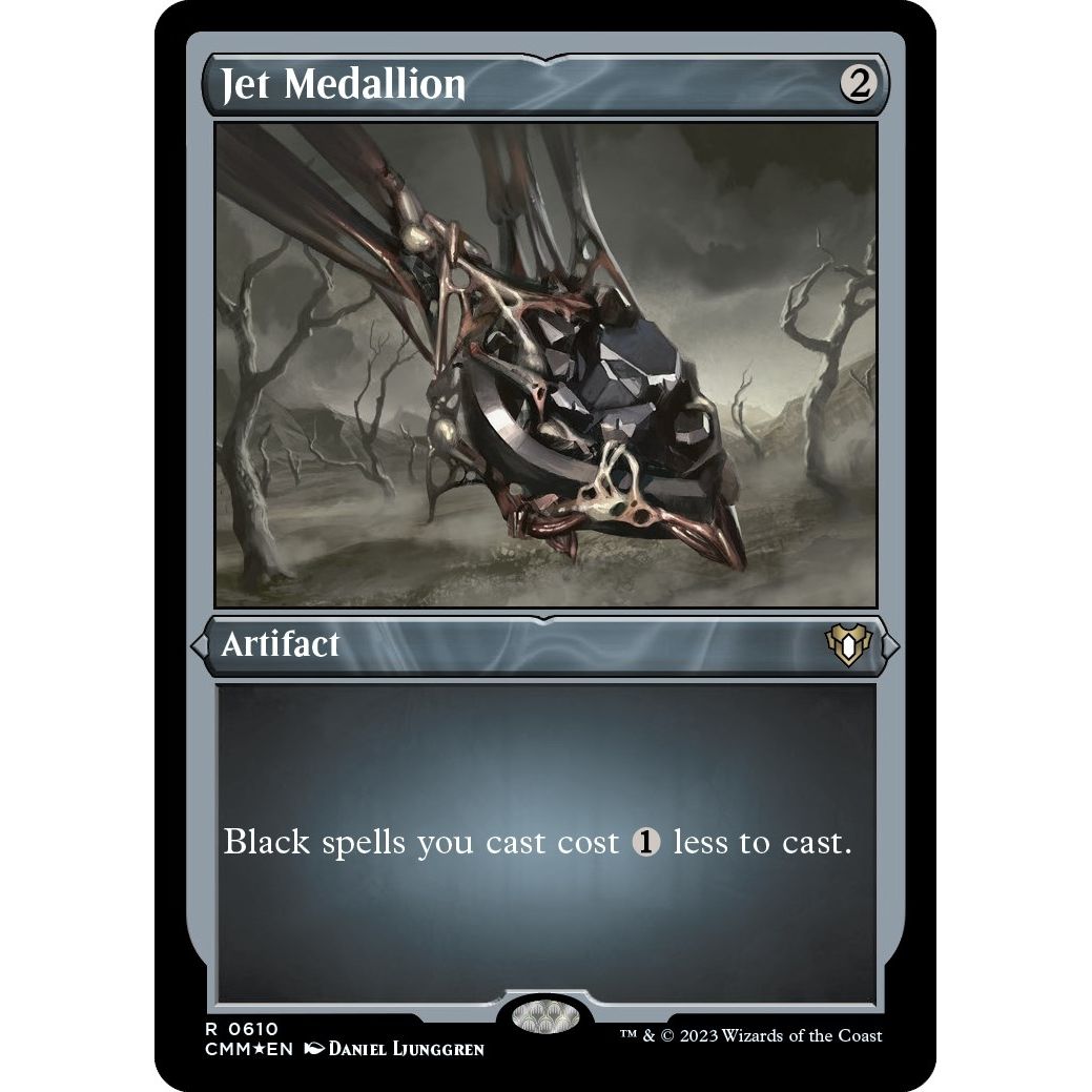 Image for Jet Medallion (Foil Etched) (610) (CMM) - Magic: The Gathering