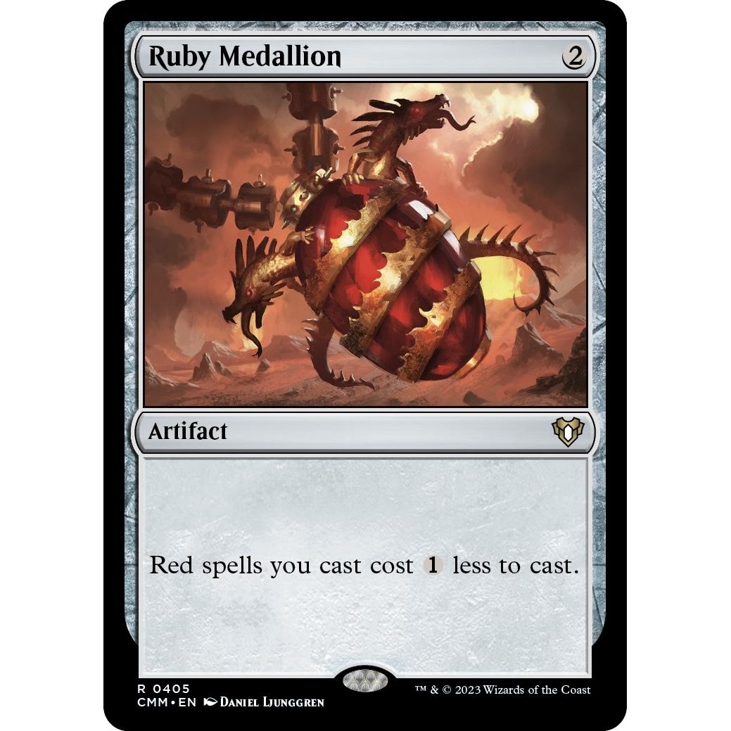 Image for Ruby Medallion (405) (CMM) - Magic: The Gathering