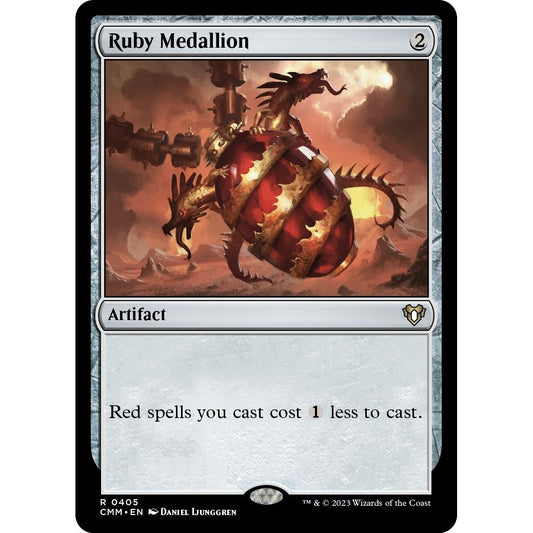 Image for Ruby Medallion (405) (CMM) - Magic: The Gathering