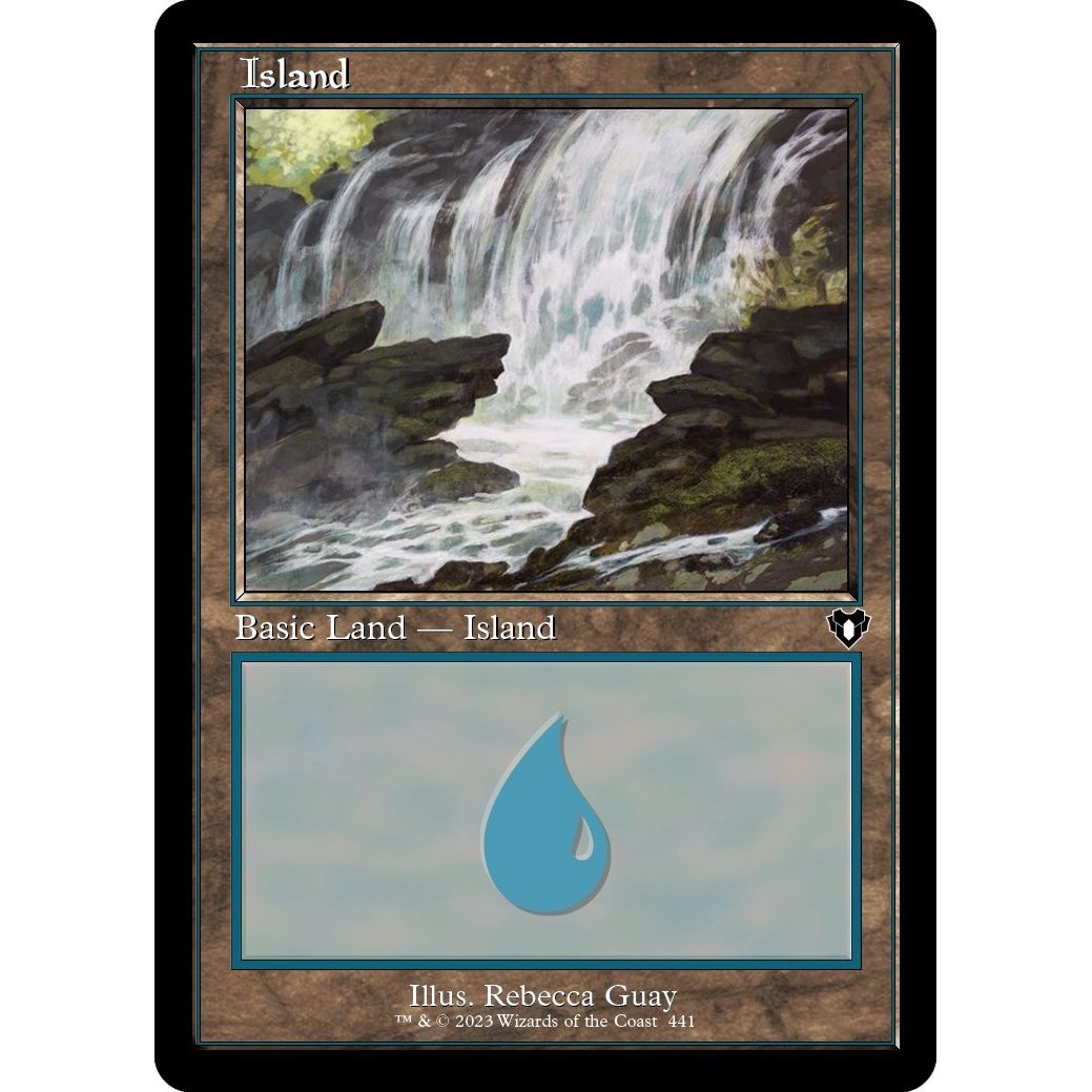 Image for Island (441) (Retro Frame) (441) (CMM) - Magic: The Gathering