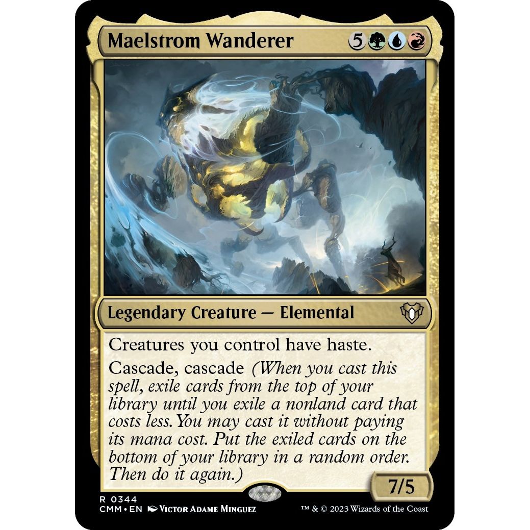 Image for Maelstrom Wanderer (344) (CMM) - Magic: The Gathering