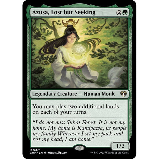 Image for Azusa, Lost but Seeking (274) (CMM) - Magic: The Gathering