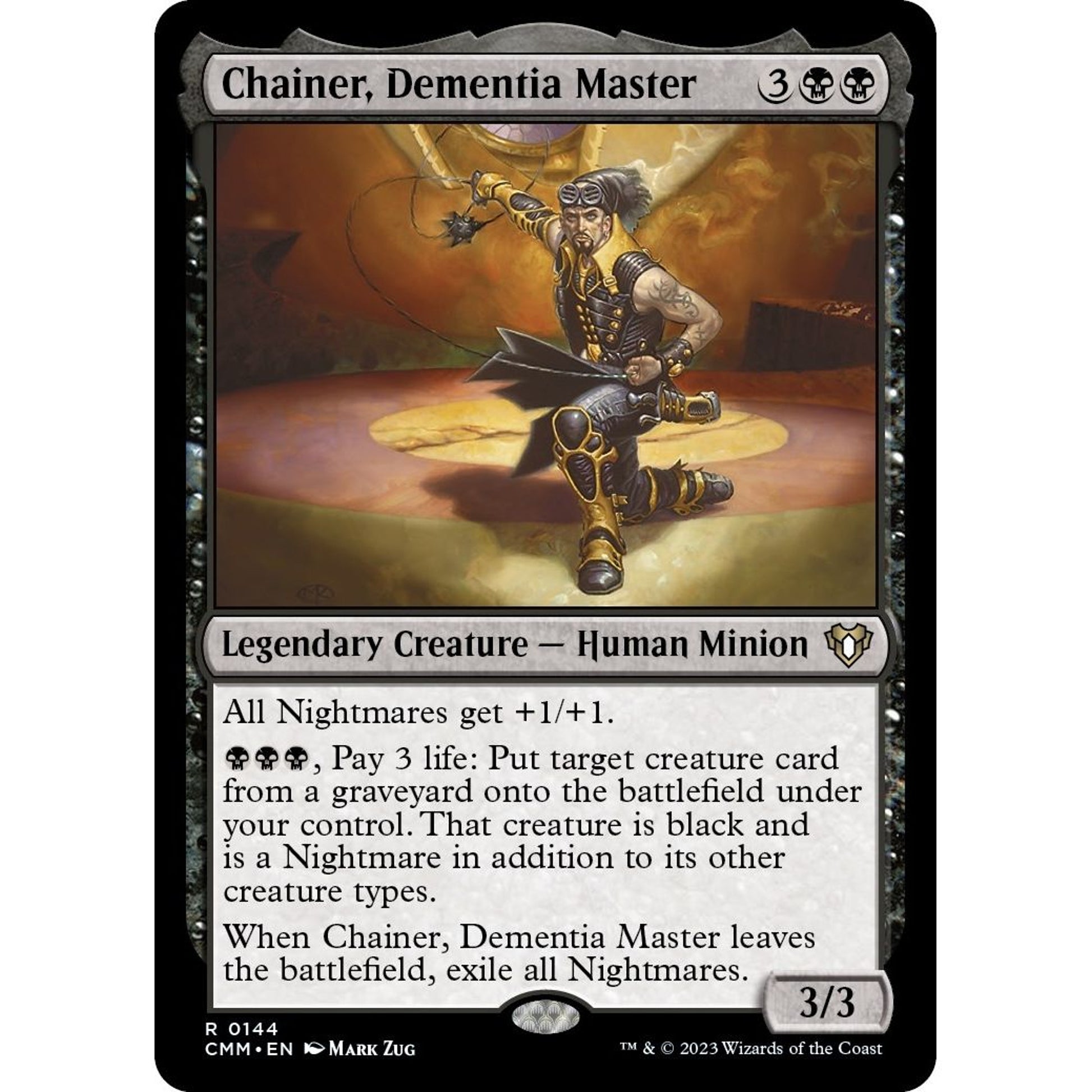 Image for Chainer, Dementia Master (144) (CMM) - Magic: The Gathering