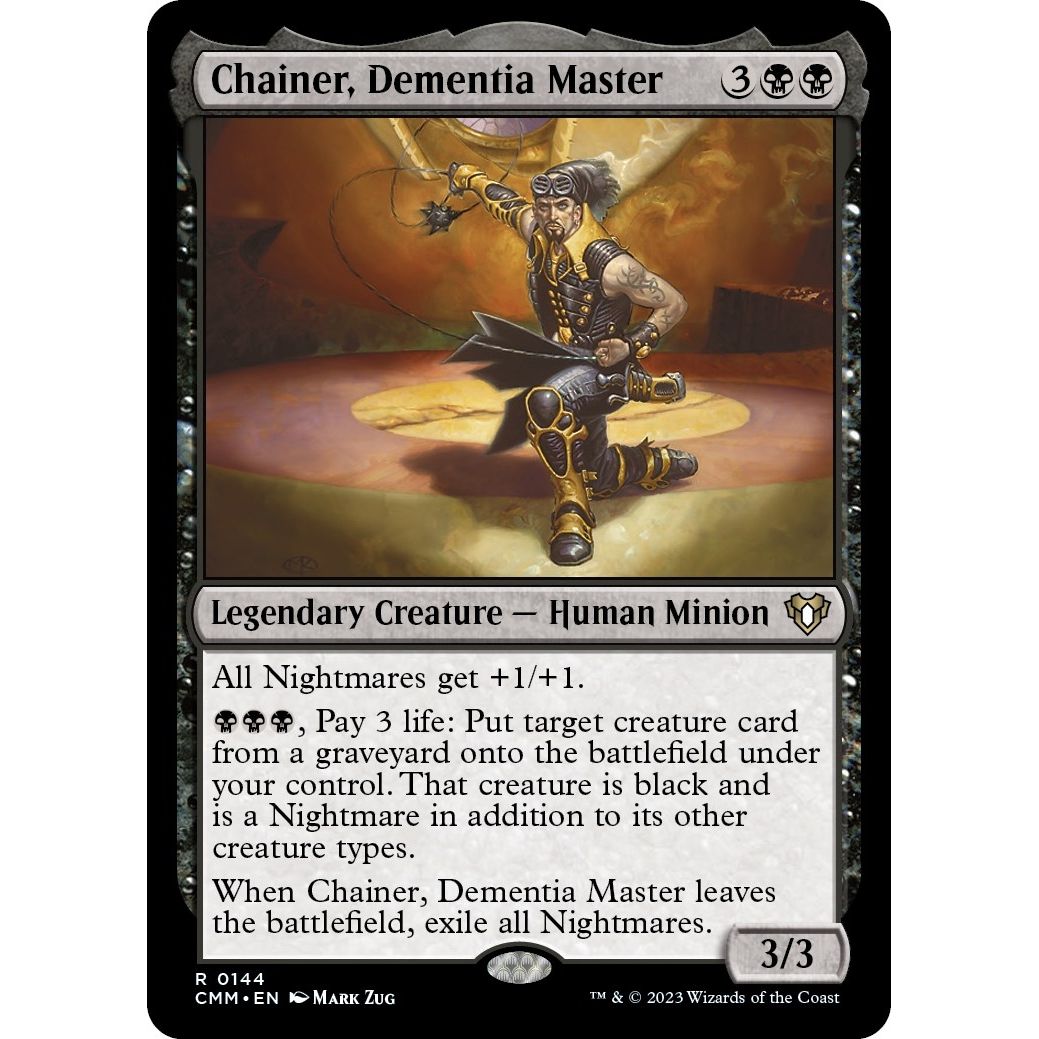 Image for Chainer, Dementia Master (144) (CMM) - Magic: The Gathering