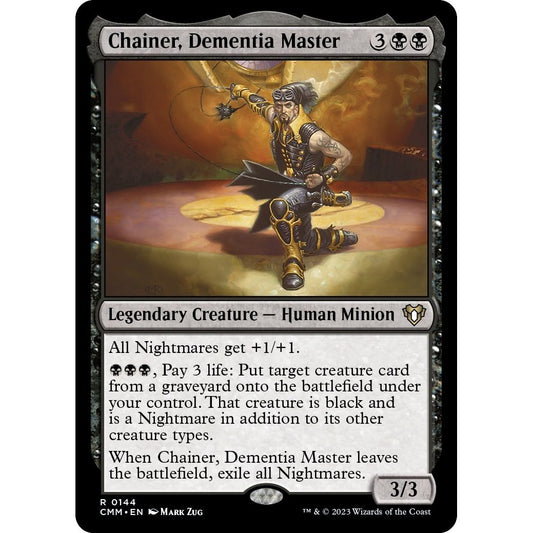 Image for Chainer, Dementia Master (144) (CMM) - Magic: The Gathering