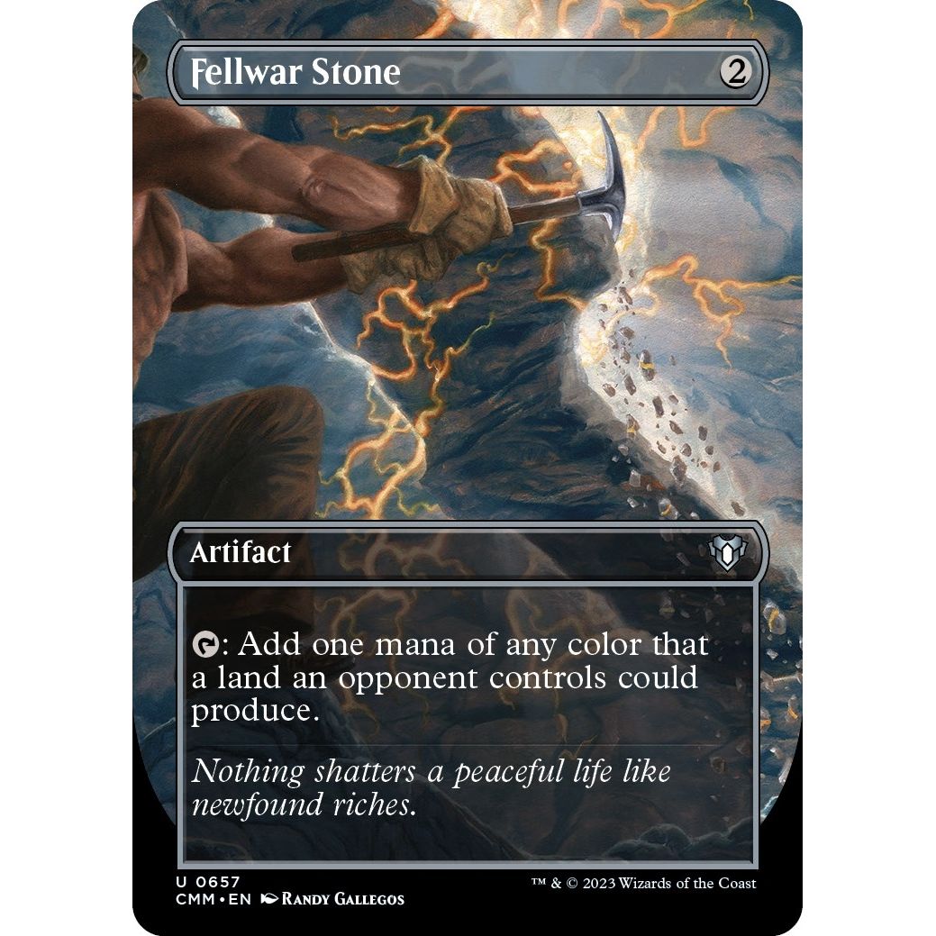 Image for Fellwar Stone (Borderless) (657) (CMM) - Magic: The Gathering