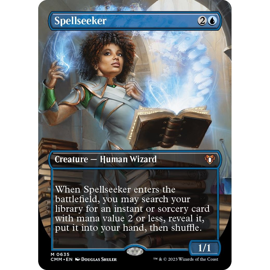 Image for Spellseeker (Borderless) (635) (CMM) - Magic: The Gathering