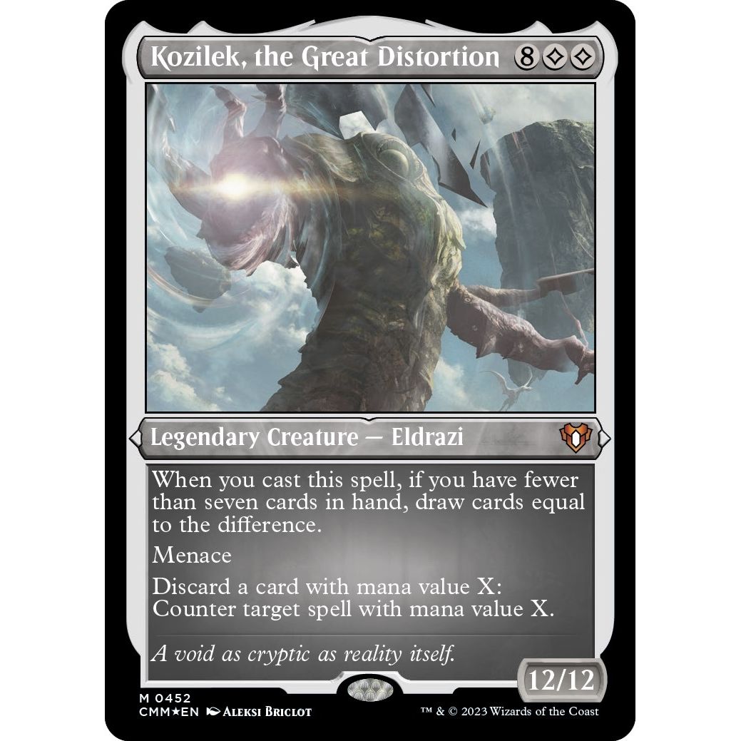 Image for Kozilek, the Great Distortion (Foil Etched) (452) (CMM) - Magic: The Gathering