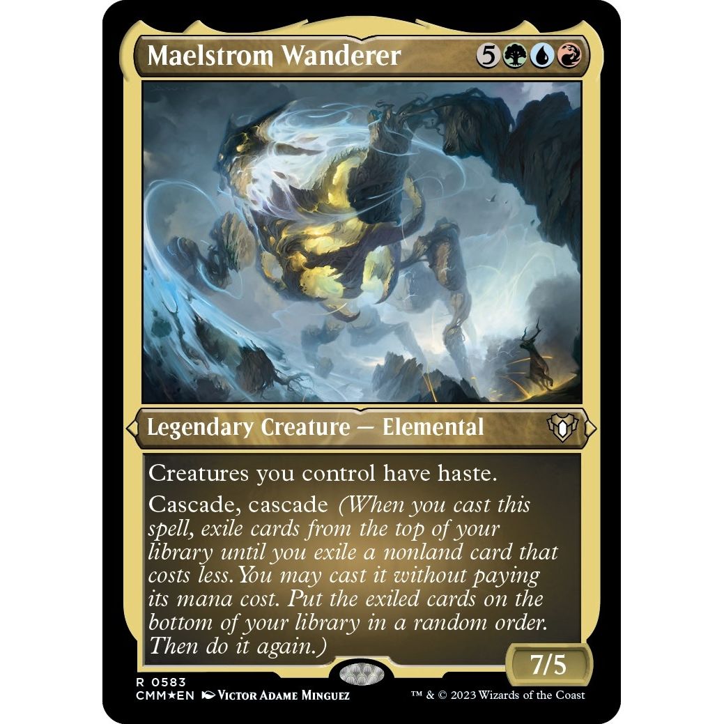 Image for Maelstrom Wanderer (Foil Etched) (583) (CMM) - Magic: The Gathering