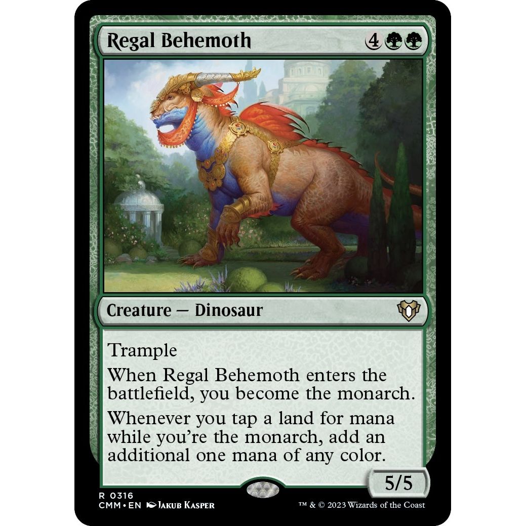 Image for Regal Behemoth (316) (CMM) - Magic: The Gathering