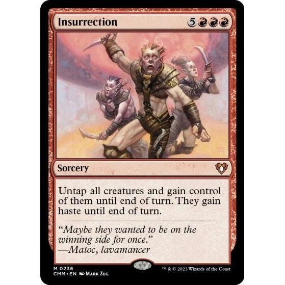 Image for Insurrection (236) (CMM) - Magic: The Gathering