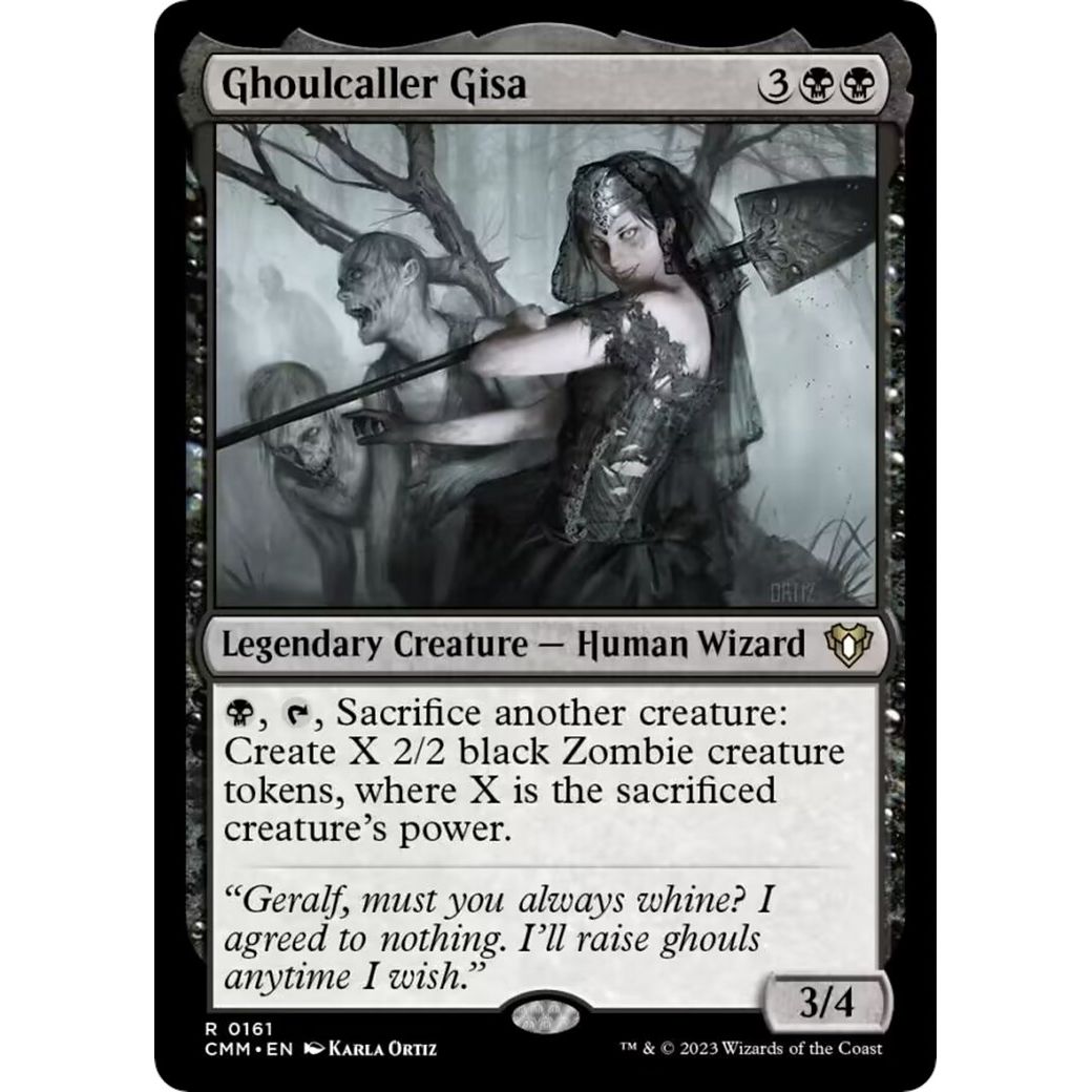 Image for Ghoulcaller Gisa (161) (CMM) - Magic: The Gathering