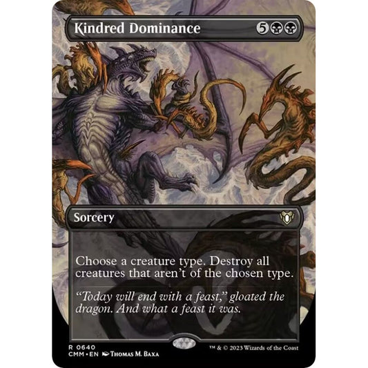 Image for Kindred Dominance (Borderless) (640) (CMM) - Magic: The Gathering