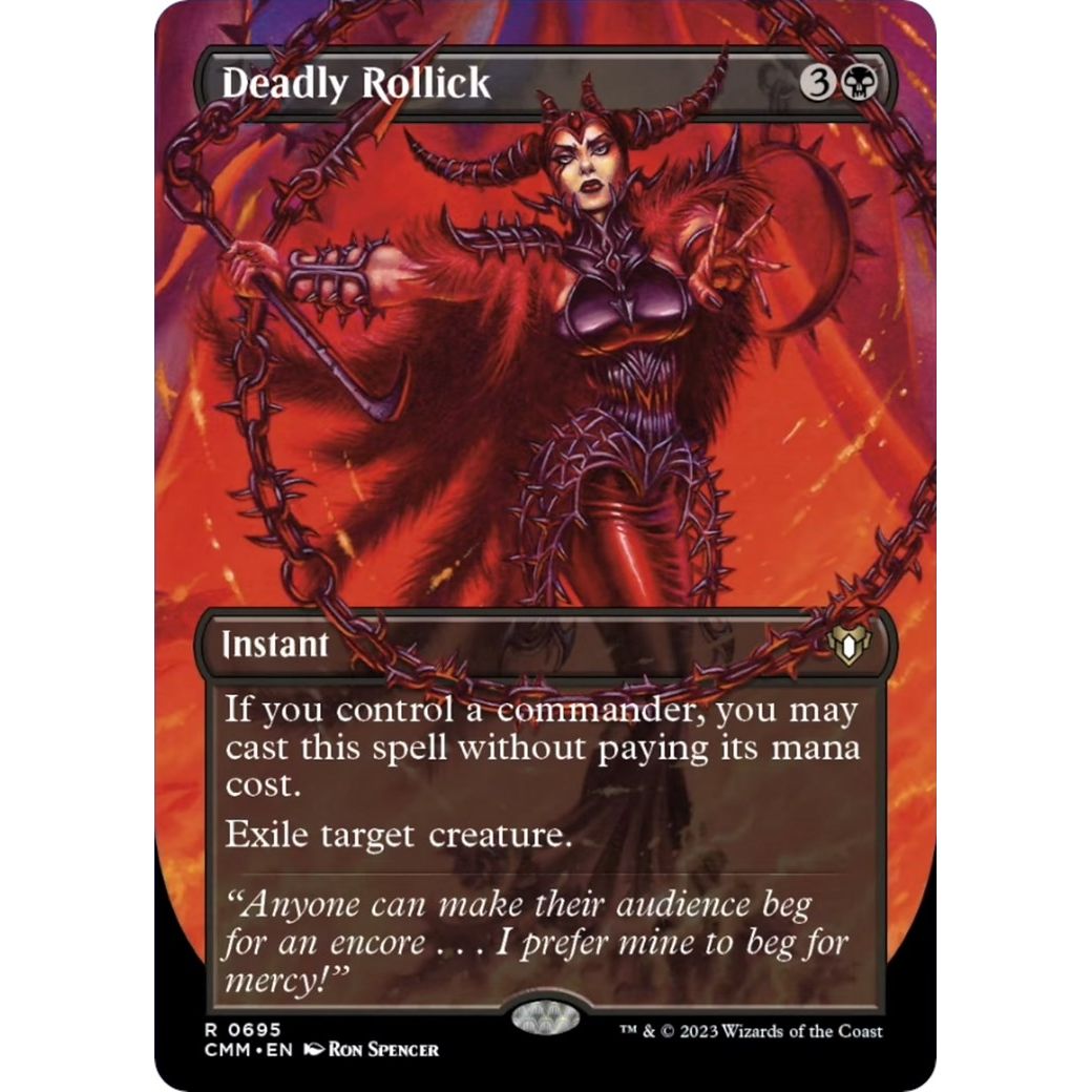 Image for Deadly Rollick (Borderless) (695) (CMM) - Magic: The Gathering