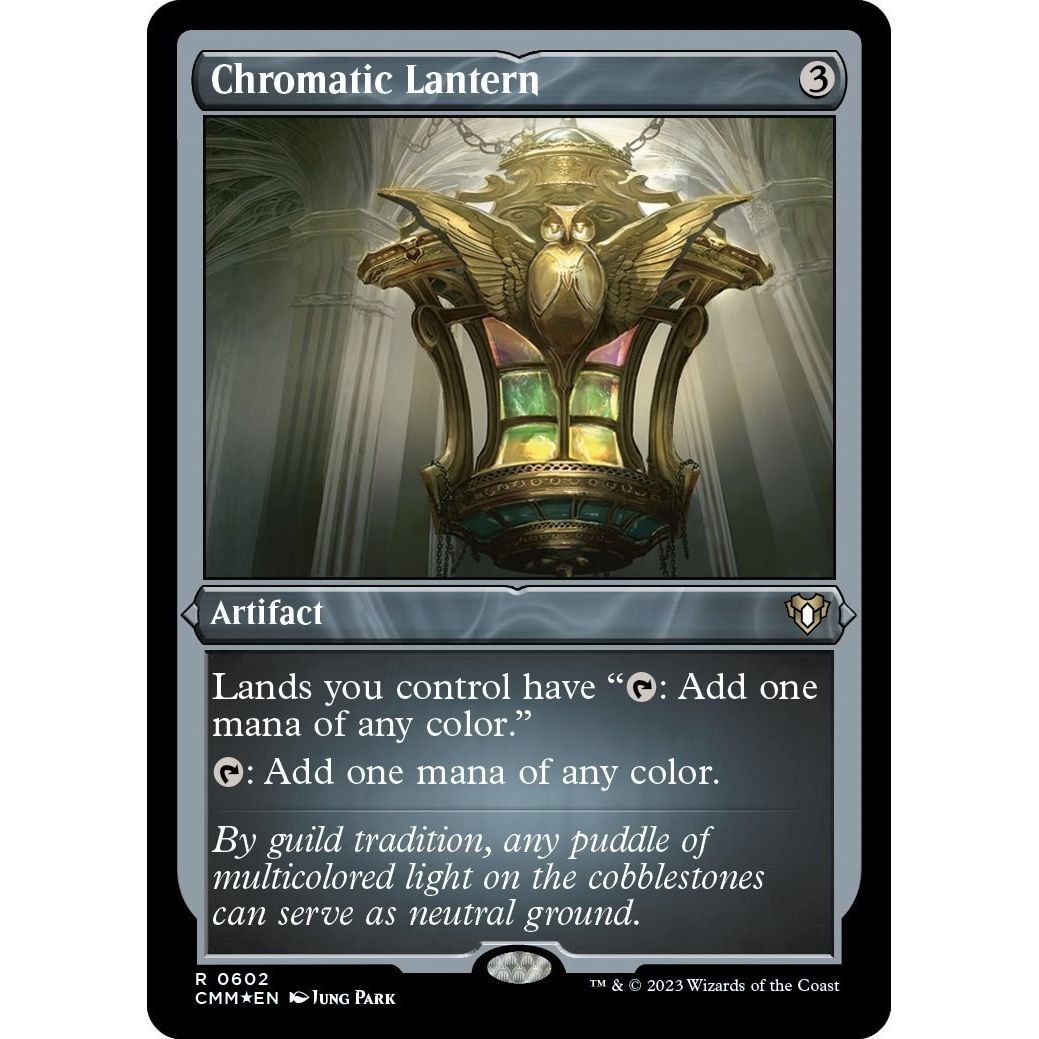 Image for Chromatic Lantern (Foil Etched) (602) (CMM) - Magic: The Gathering