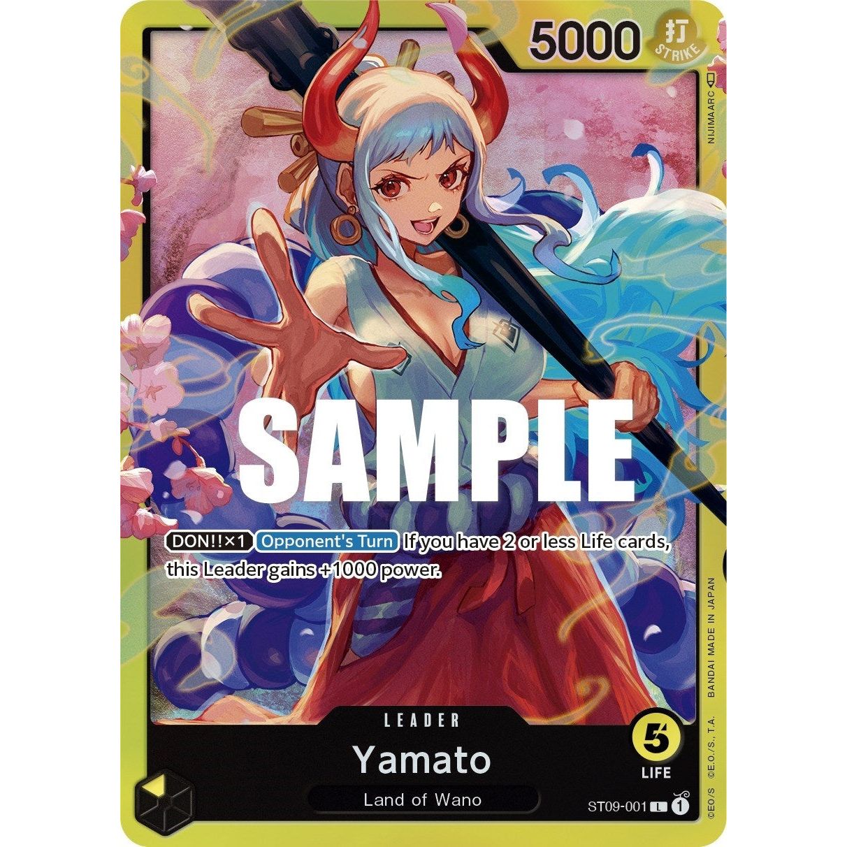 Image for Yamato (001) (ST09-001) (ST-09) - One Piece Card Game