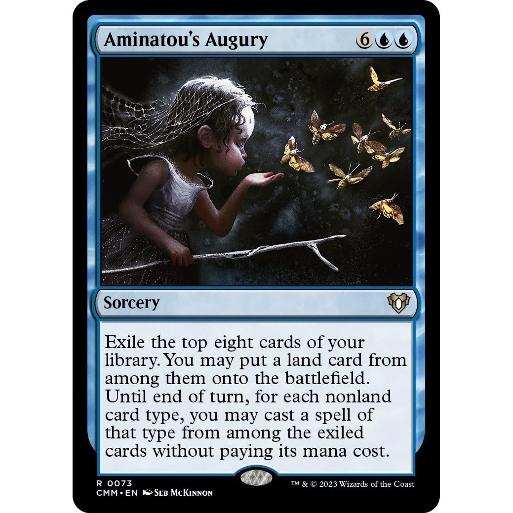 Image for Aminatou's Augury (73) (CMM) - Magic: The Gathering