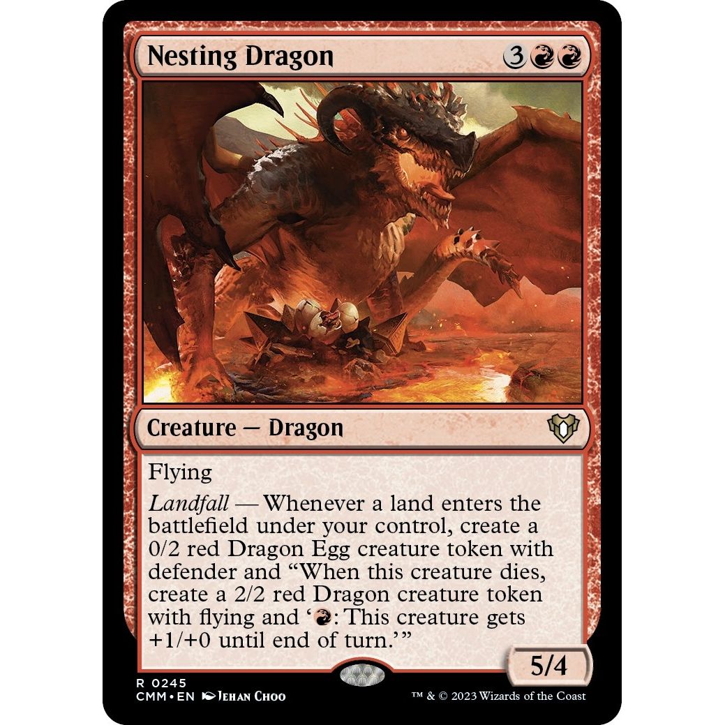 Image for Nesting Dragon (245) (CMM) - Magic: The Gathering