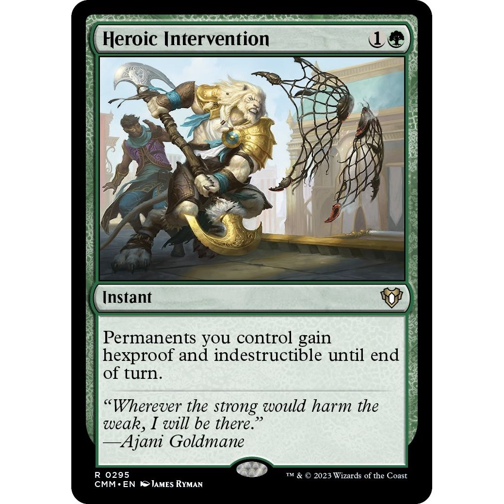 Image for Heroic Intervention (295) (CMM) - Magic: The Gathering