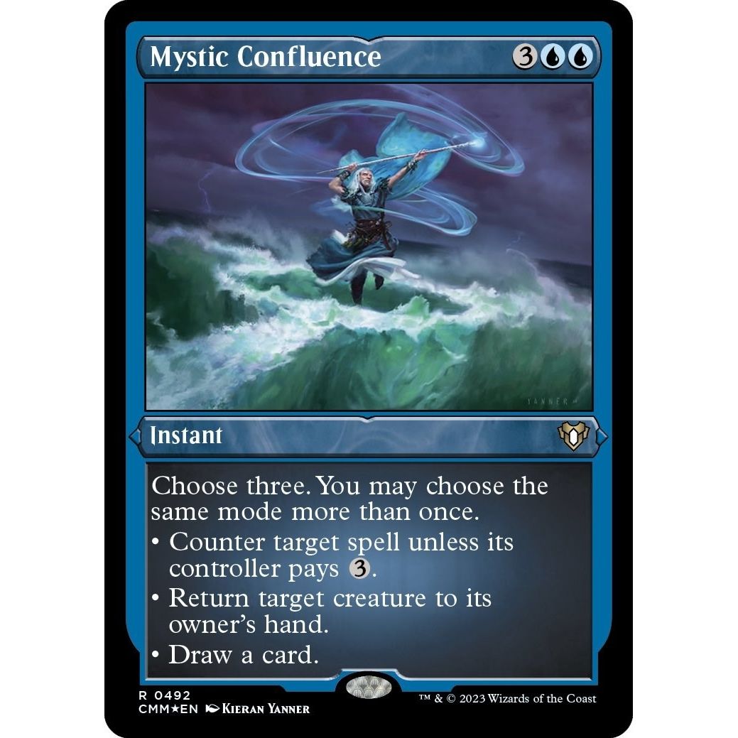 Image for Mystic Confluence (Foil Etched) (492) (CMM) - Magic: The Gathering