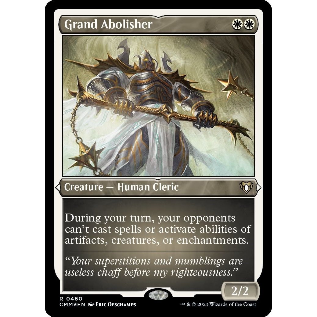 Image for Grand Abolisher (Foil Etched) (460) (CMM) - Magic: The Gathering