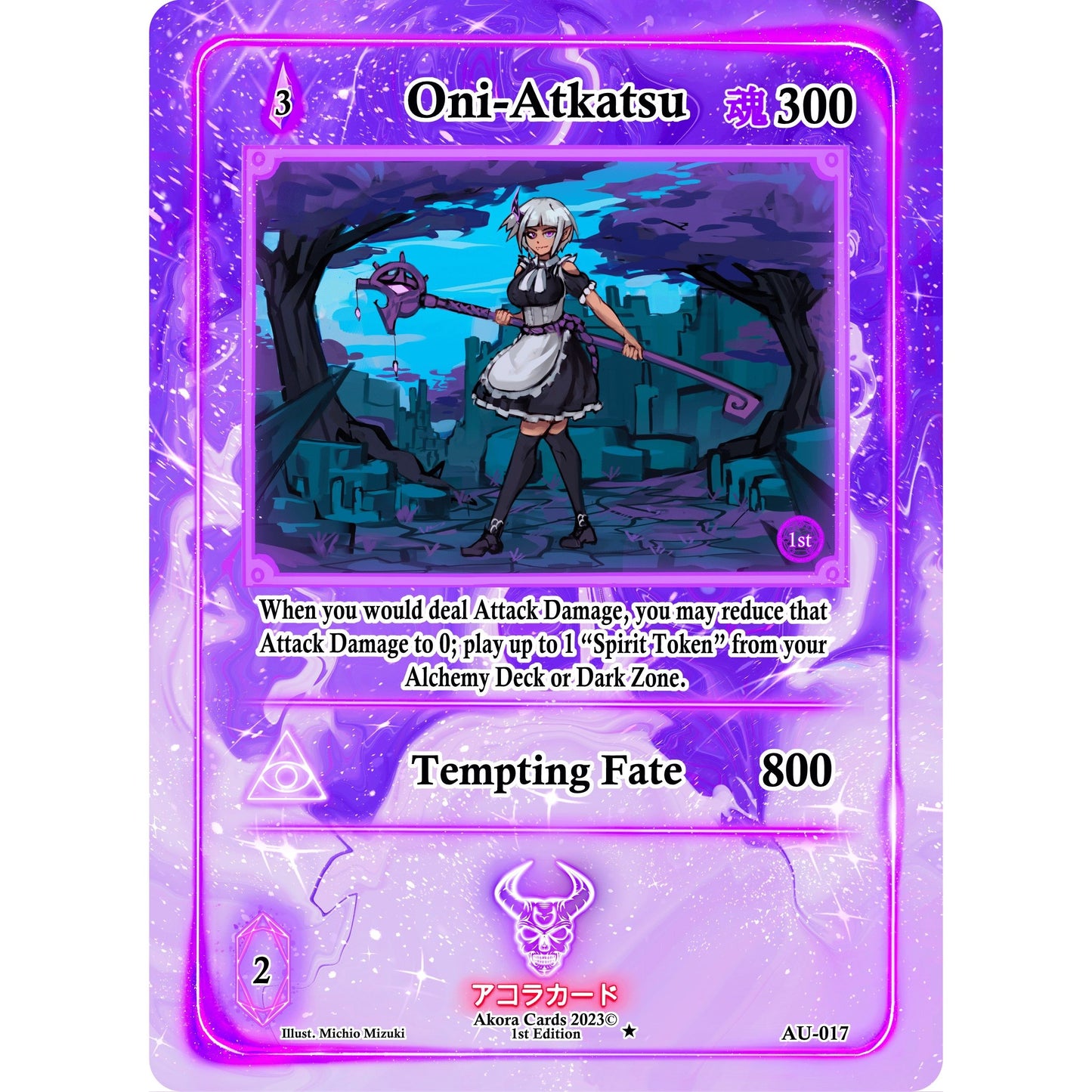 Image for Oni-Atkatsu (AU-017) (AU1E) - Akora TCG