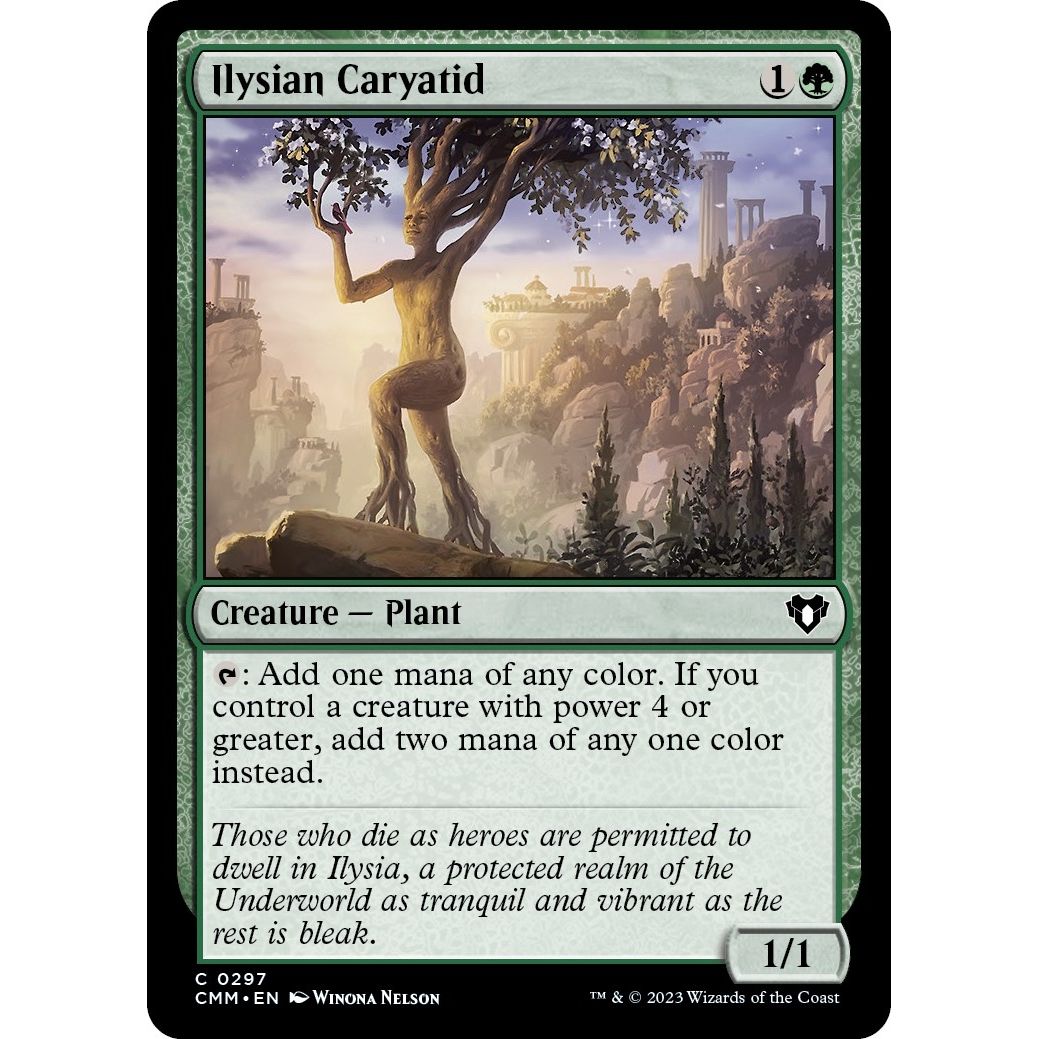 Image for Ilysian Caryatid (297) (CMM) - Magic: The Gathering