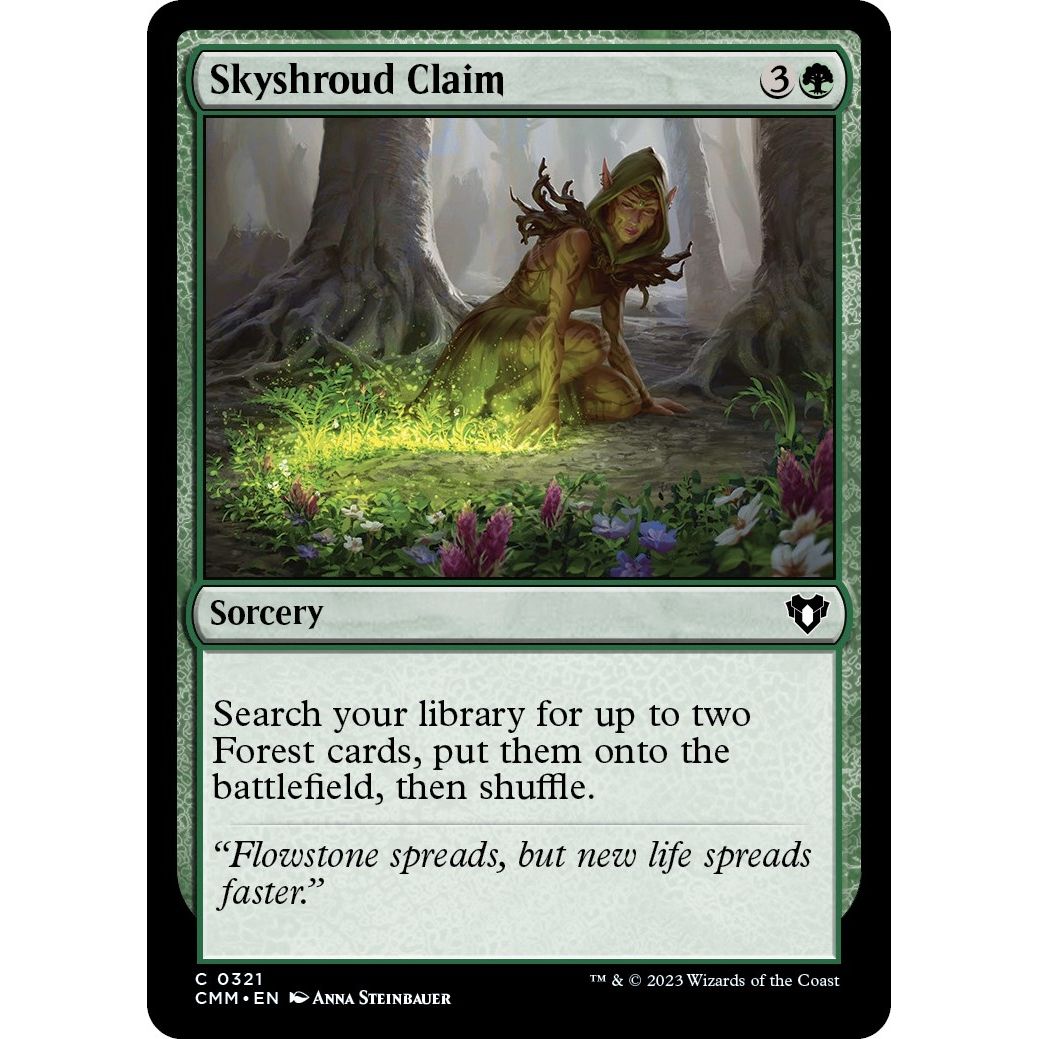 Image for Skyshroud Claim (321) (CMM) - Magic: The Gathering