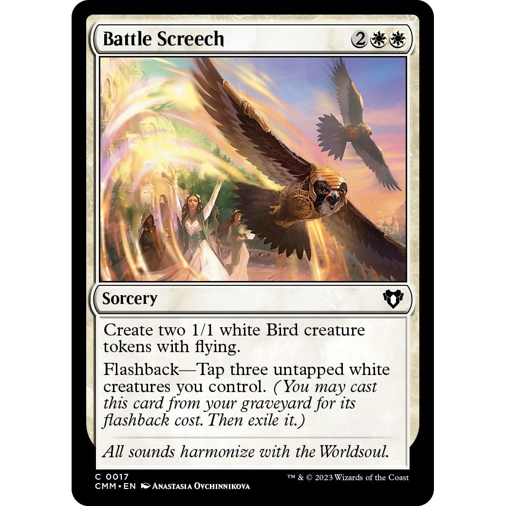 Image for Battle Screech (17) (CMM) - Magic: The Gathering