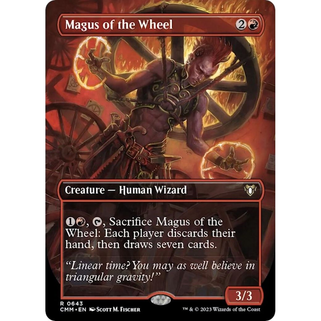 Image for Magus of the Wheel (Borderless) (643) (CMM) - Magic: The Gathering