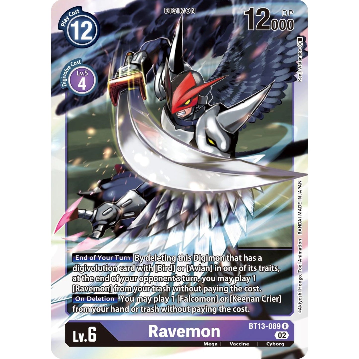 Image for Ravemon (BT13-089 R) (BT13) - Digimon Card Game