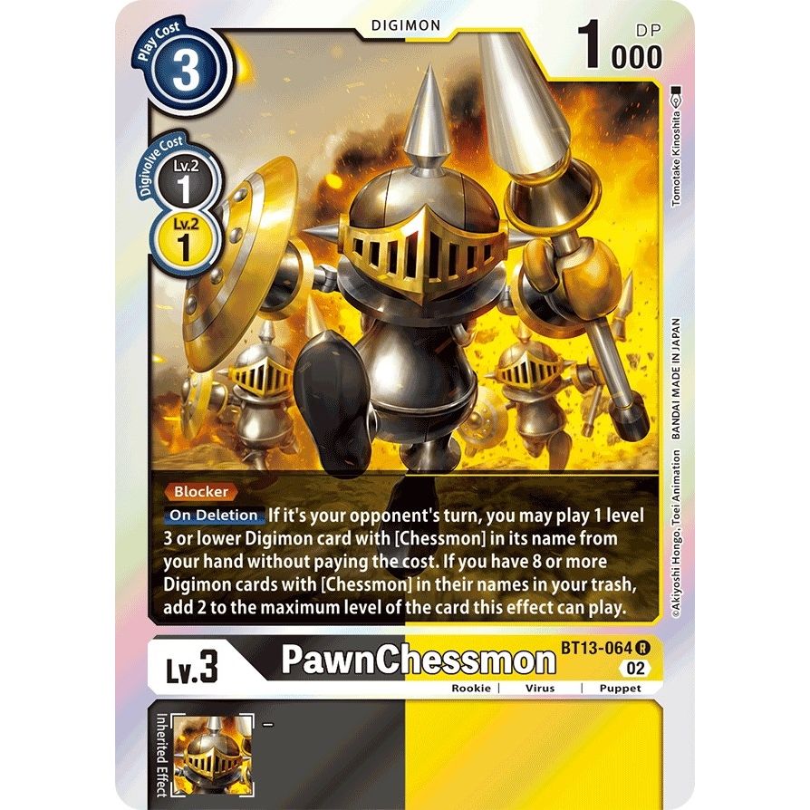 Image for PawnChessmon - BT13-064 (BT13-064 R) (BT13) - Digimon Card Game