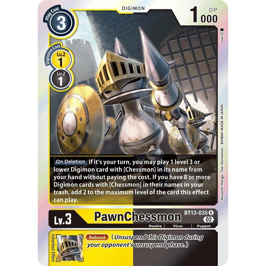 Image for PawnChessmon - BT13-035 (BT13-035 R) (BT13) - Digimon Card Game
