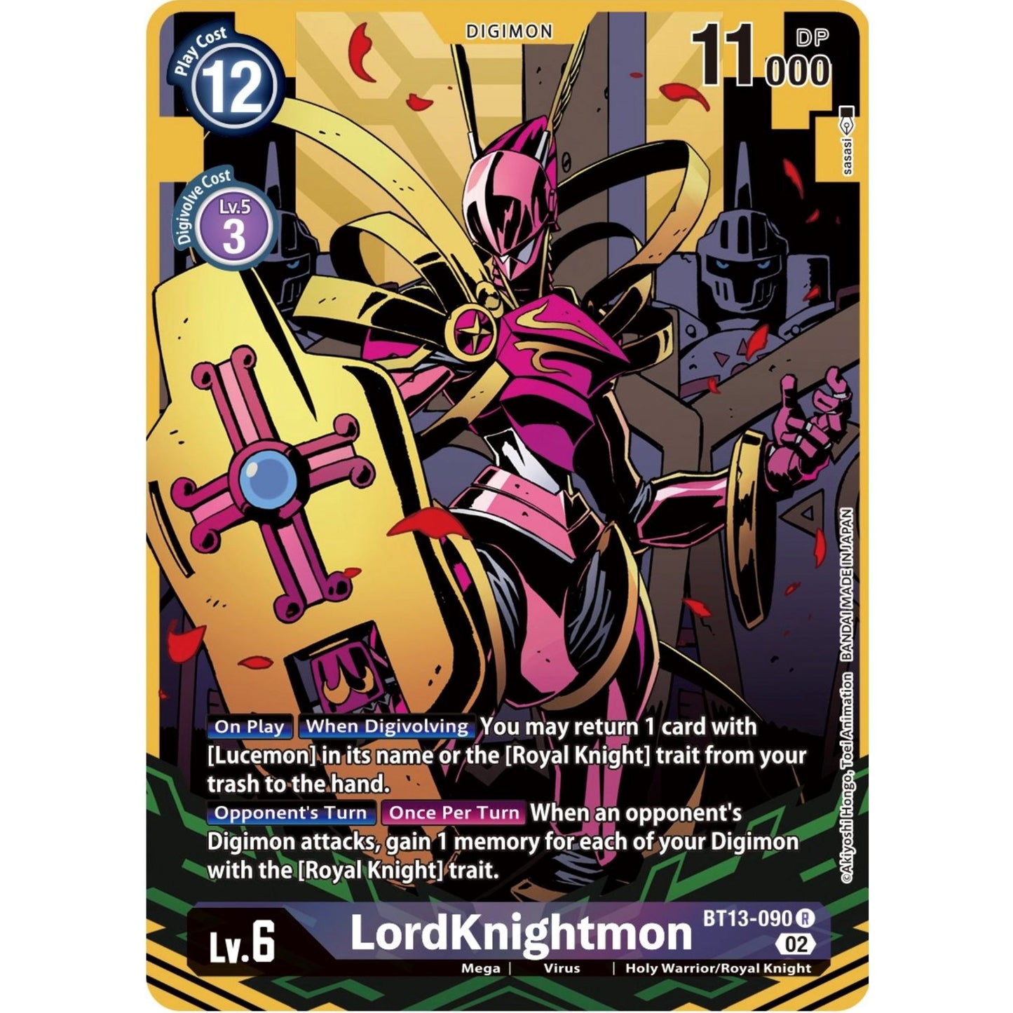 Image for LordKnightmon (Alternate Art) (BT13-090 R) (BT13) - Digimon Card Game