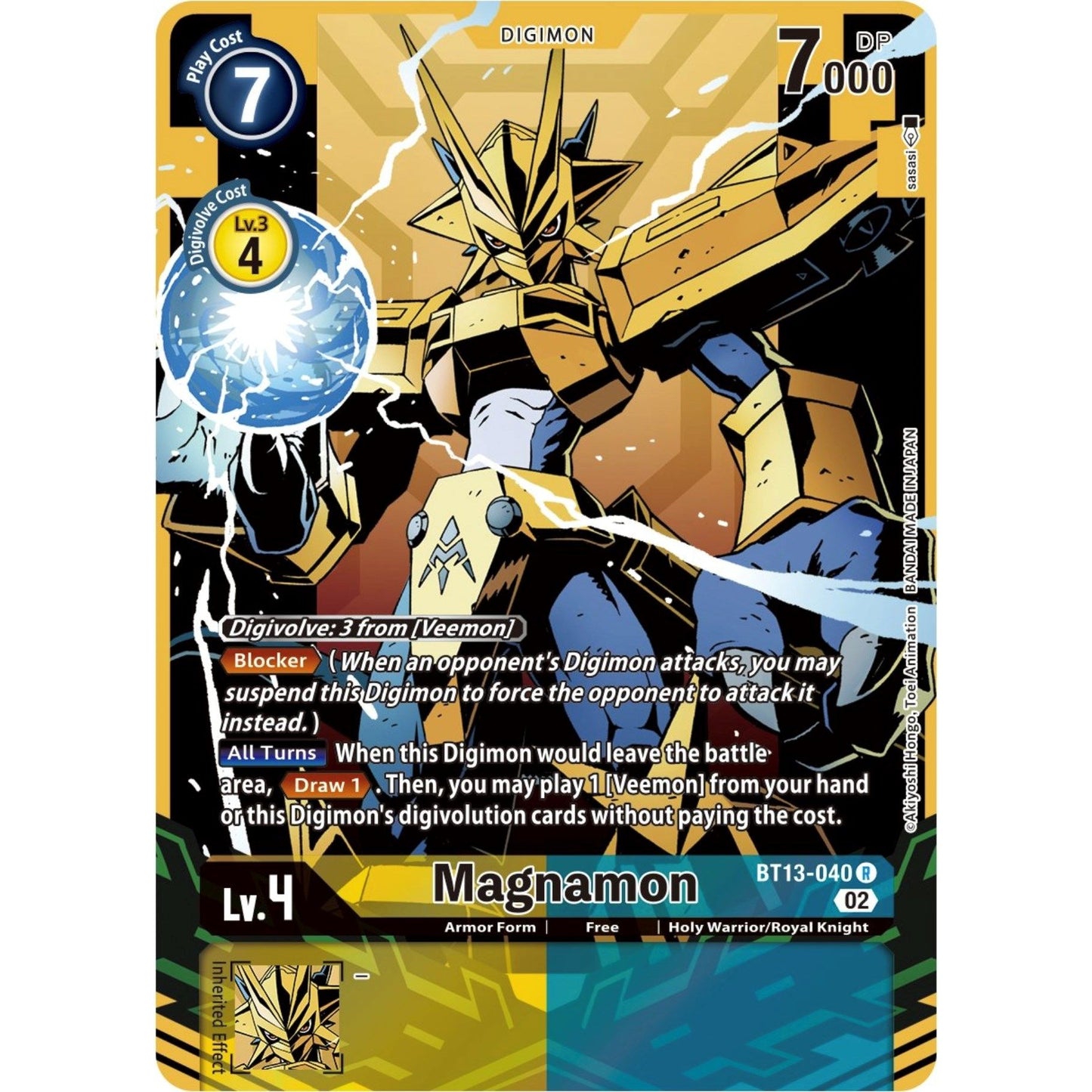 Image for Magnamon (Alternate Art) (BT13-040 R) (BT13) - Digimon Card Game