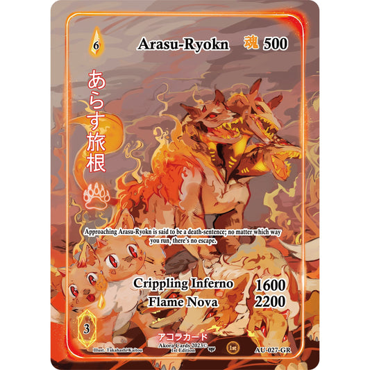 Image for Arasu-Ryokn (Generational Rare) (AU-027-GR) (AU1E) - Akora TCG