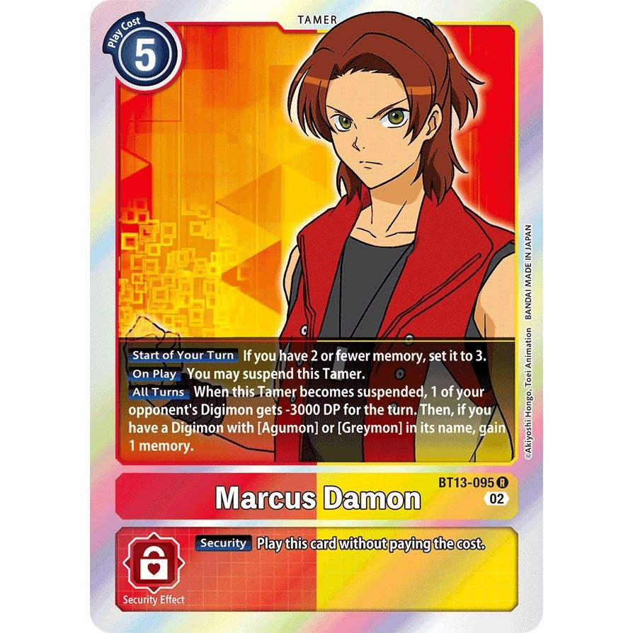 Image for Marcus Damon (BT13-095 R) (BT13) - Digimon Card Game