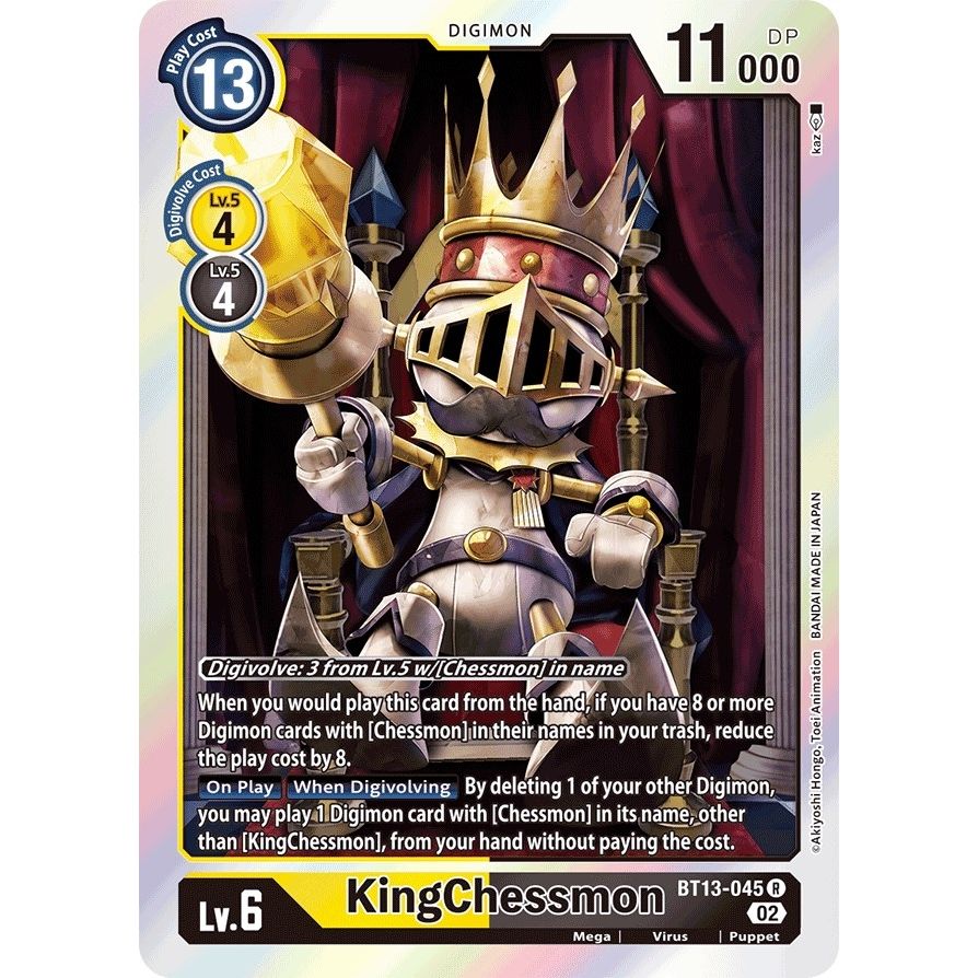 Image for KingChessmon (BT13-045 R) (BT13) - Digimon Card Game