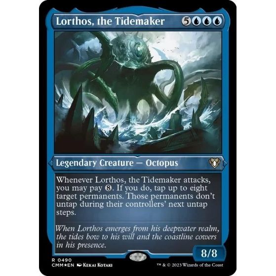 Image for Lorthos, the Tidemaker (Foil Etched) (490) (CMM) - Magic: The Gathering
