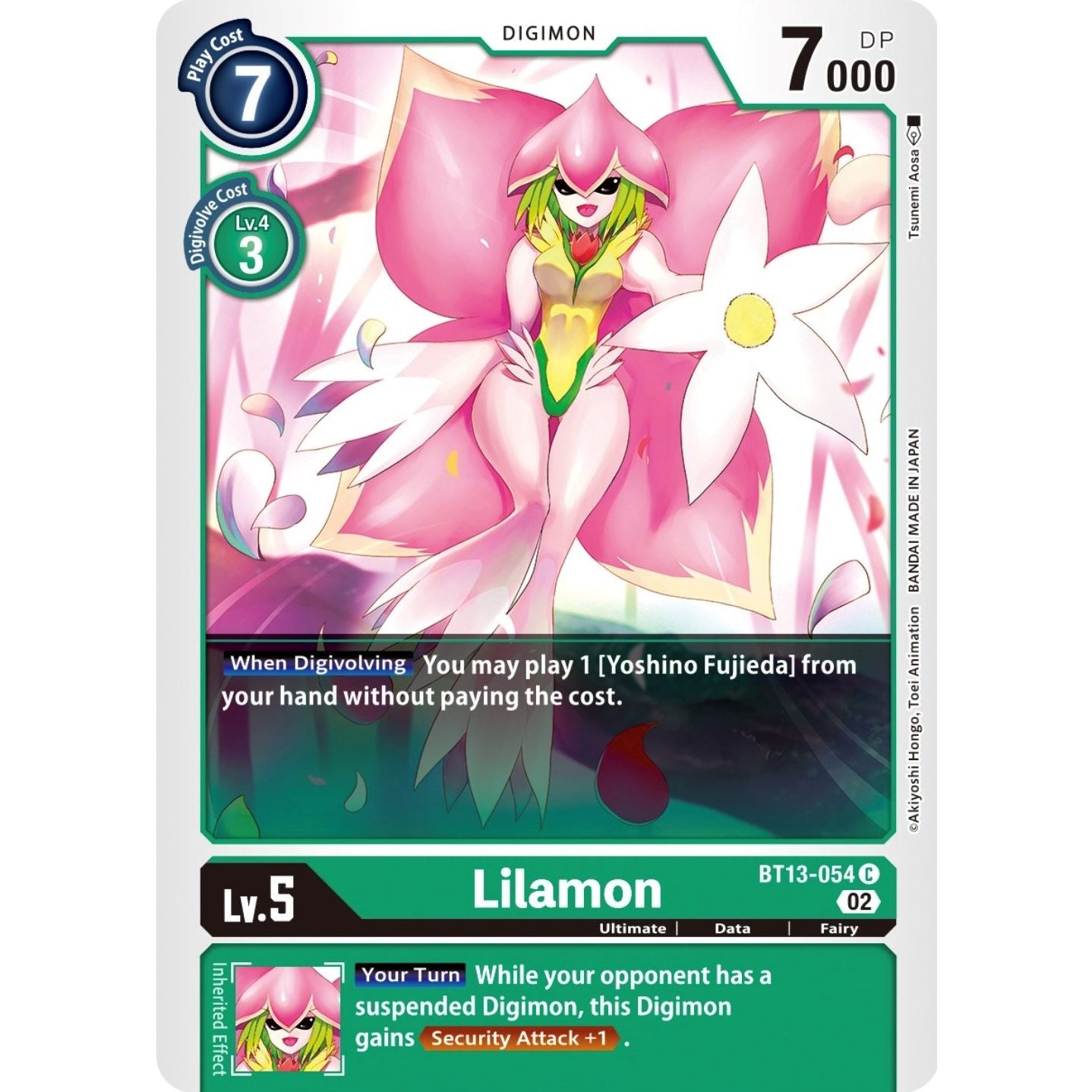 Image for Lilamon (BT13-054 C) (BT13) - Digimon Card Game
