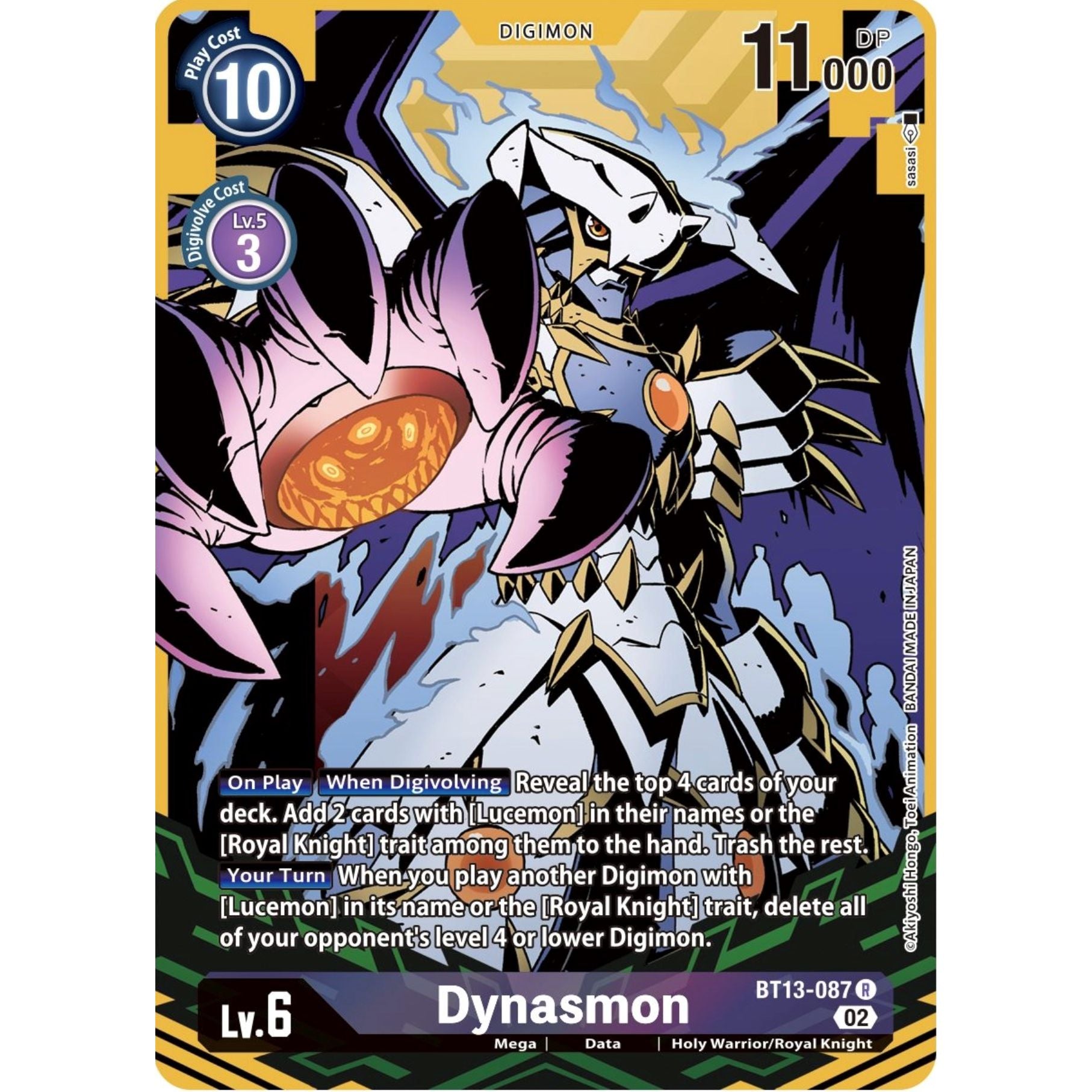 Image for Dynasmon (Alternate Art) (BT13-087 R) (BT13) - Digimon Card Game