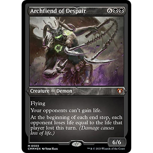 Image for Archfiend of Despair (Foil Etched) (503) (CMM) - Magic: The Gathering