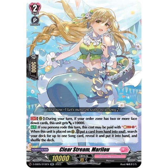 Image for Clear Stream, Marilou (D-SS05/019EN) (D-SS05) - Cardfight Vanguard